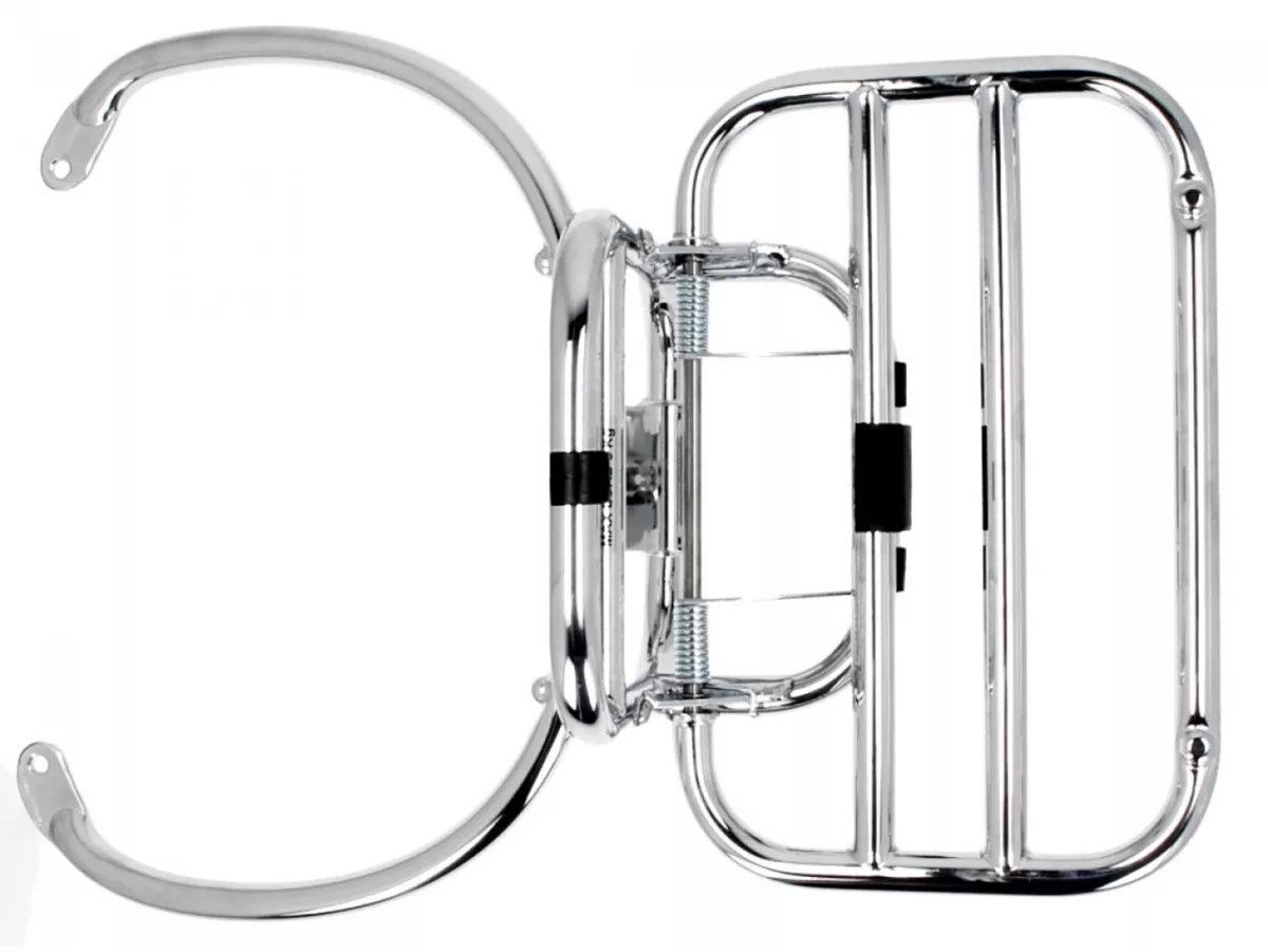 Rak bagasi lipat belakang -PIAGGIO- Vespa GTS 125-300, GTV 125-300 - chrome