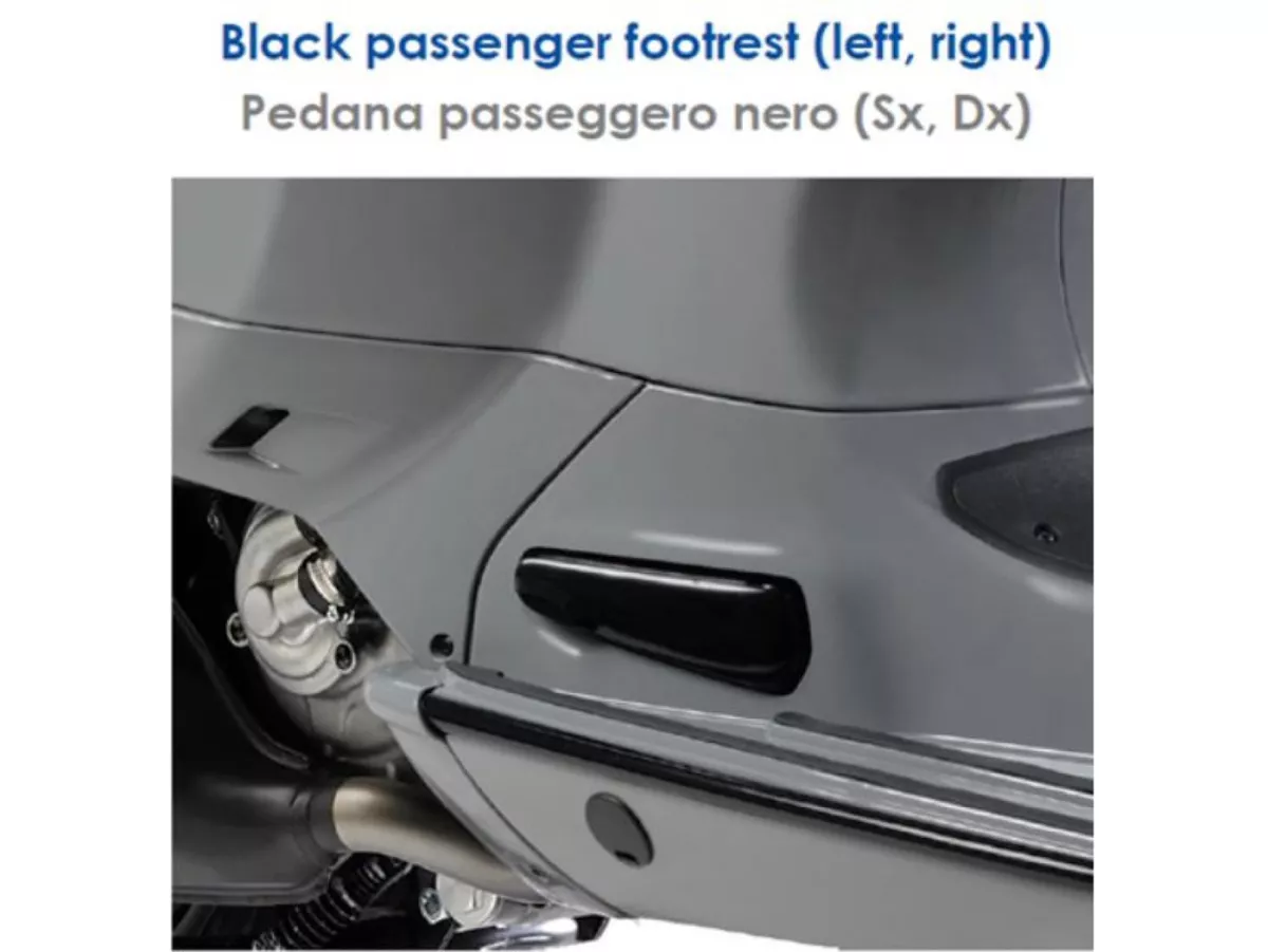 Styling kit -PIAGGIO Black Collection- Vespa GTS HPE 300 (ZAPMA3600, ZAPMD310), Vespa GTS Super HPE 300 (ZAPMA360, ZAPMD3100, ZAPMD3101), Vespa GTV HPE 300 (ZAPMA3602, ZAPMA362, ZAPMD3102)