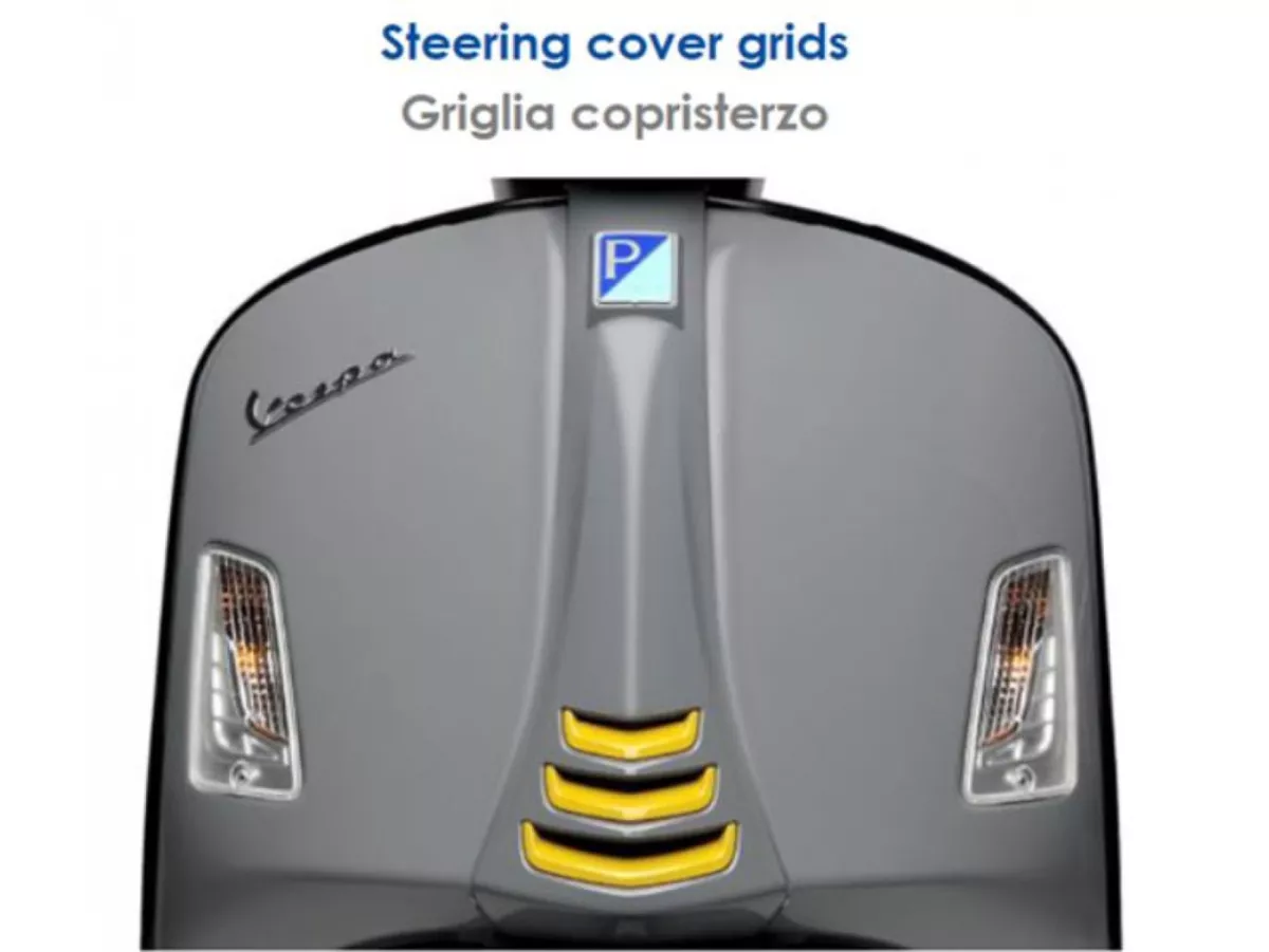 Styling kit -PIAGGIO Black Collection- Vespa GTS HPE 300 (ZAPMA3600, ZAPMD310), Vespa GTS Super HPE 300 (ZAPMA360, ZAPMD3100, ZAPMD3101), Vespa GTV HPE 300 (ZAPMA3602, ZAPMA362, ZAPMD3102)