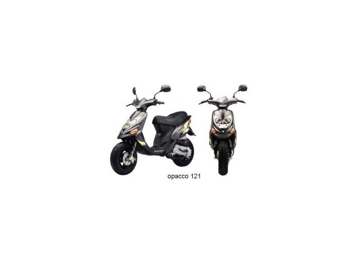 Set stiker depan (Model 2003) -PIAGGIO- Penguntit Gilera - Satin Biru (688)