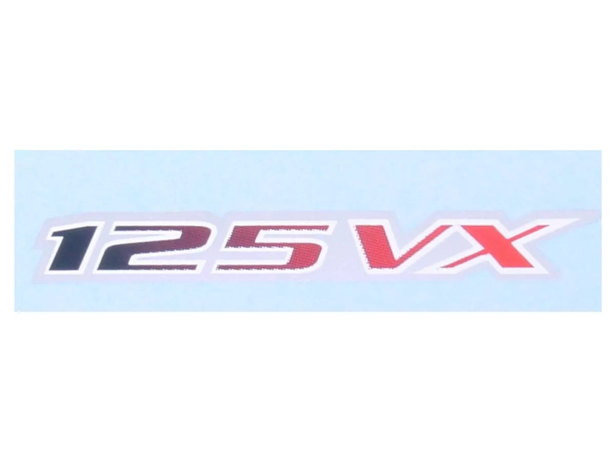 Distintivo 125 VX -PIAGGIO- Gilera Runner 125 VX
