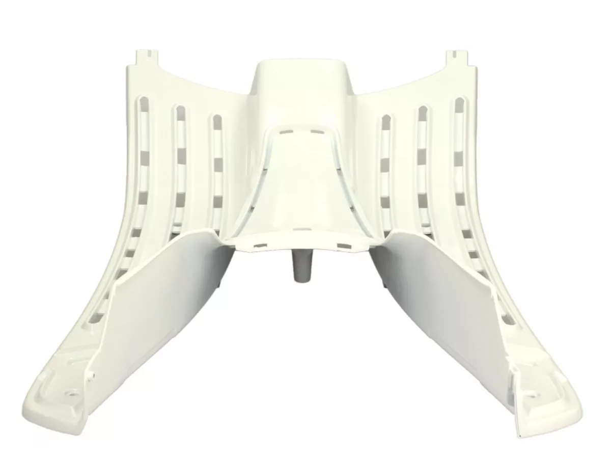 Consola central (sin reposapiés ni patines) -PIAGGIO- Vespa LX - Blanco Montebianco (544)