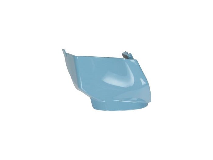 Cache plancher gauche -PIAGGIO- Vespa LX 50-150, S 50 - Bleu Capri (231/A)