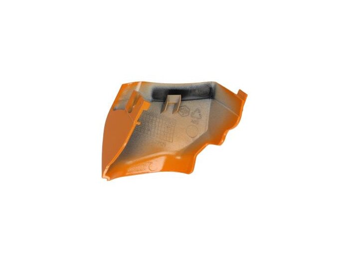 Copri pedana sinistro -PIAGGIO- Vespa LX 50-150, S 50-150 - Arancione (938/A)