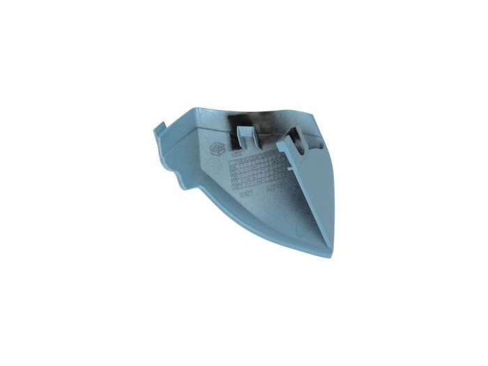 Floorboard end cover rhs -PIAGGIO- Vespa LX 50-150, S 50 - Blue Capri (231/A)