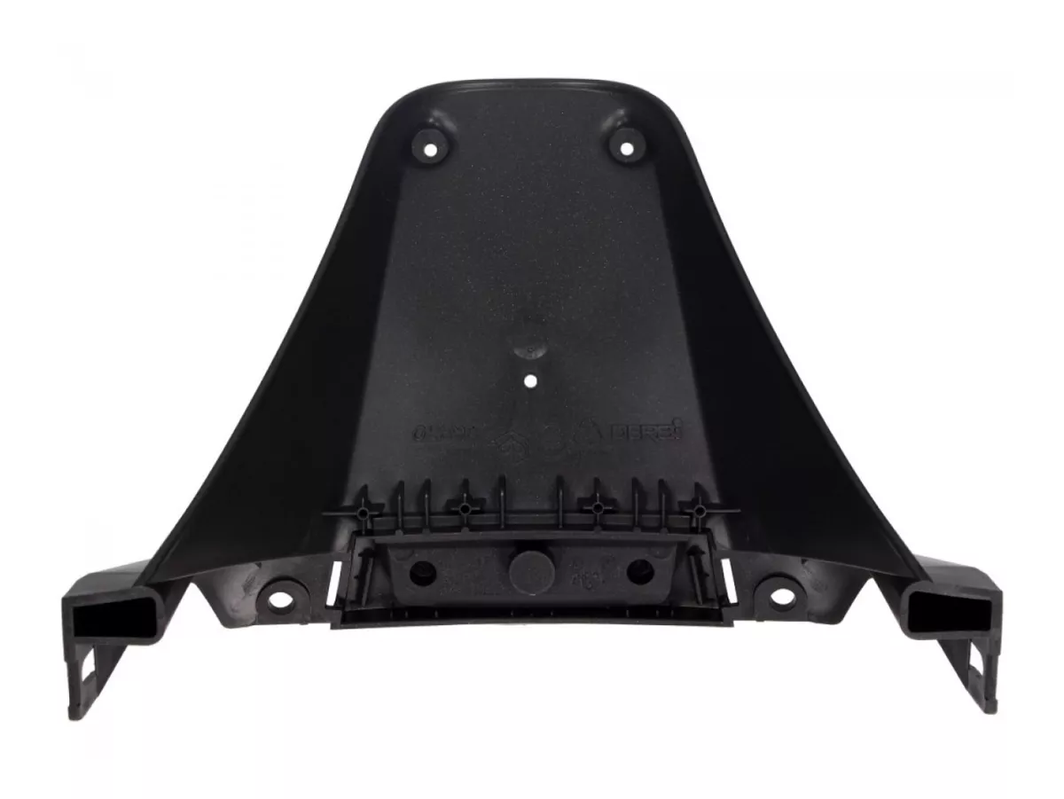 Nummerplaathouder - kentekenplaathouder -PIAGGIO- Vespa LX 50, LT 125-150 - zwart gekleurd