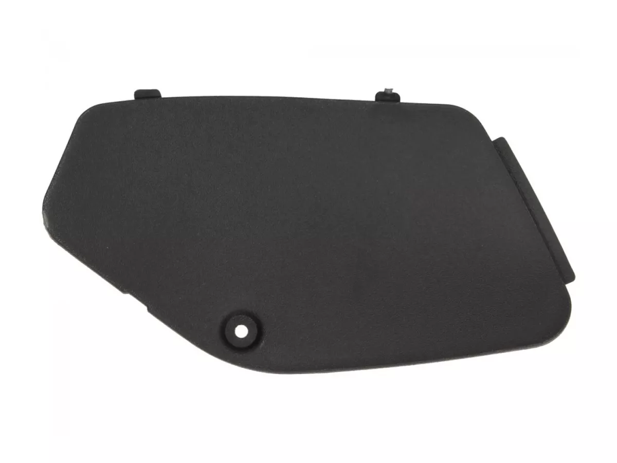 Tapa de inspección derecha -PIAGGIO- Gilera Fuoco - de color negro pasante
