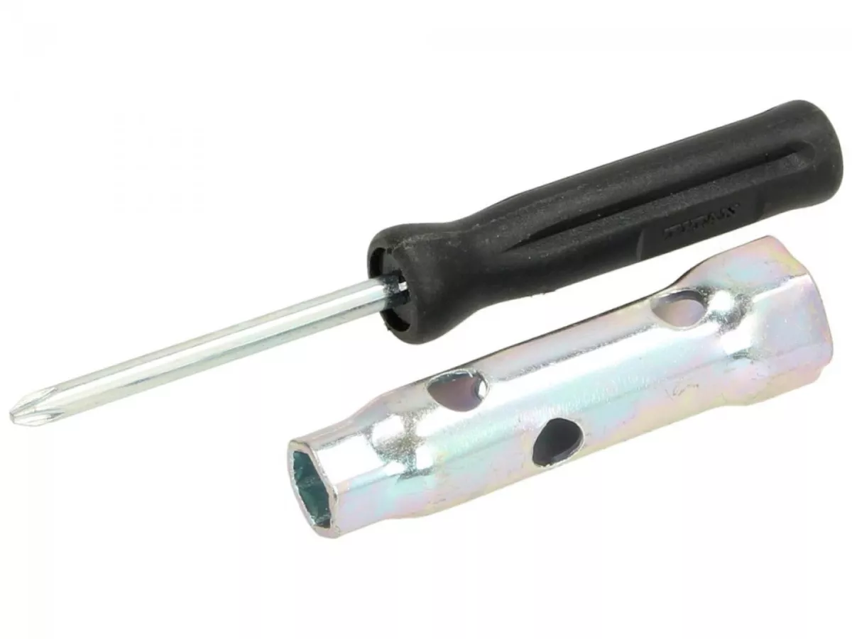 Gereedschapsset -PIAGGIO- Vespa PK 50 (V5X1T), Vespa PK S 125 (VMX5T), Vespa PK S 50 (V5X2T), Vespa PK S 80 (V8X5T), Vespa PK XL 50 (V5X3T), Vespa Primavera 125 (VMA2T), Vespa PX 125 (VNX2T, VNX1T, ZAPM74100, VNX5T), Vespa PX 150 (VLX1T, ZAPM74200, ZAPM51