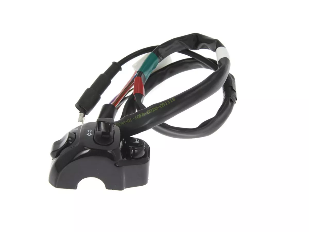 Schakeleenheid links -PIAGGIO- Zwart (094) - Vespa GT 250 (ZAPM45102), Vespa GTV 125 (ZAPM31301), Vespa GTV 250 (ZAPM45102), Vespa GTV 300 (ZAPM45201, ZAPMA3302), Vespa GTV HPE 300 (ZAPMA3602, ZAPMA362, ZAPMD3102), Vespa LXV 125 (ZAPM68102, ZAPM44301)