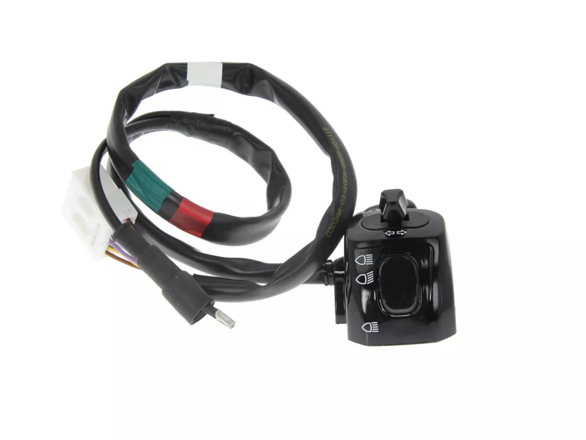 Schakeleenheid links -PIAGGIO- Zwart (094) - Vespa GT 250 (ZAPM45102), Vespa GTV 125 (ZAPM31301), Vespa GTV 250 (ZAPM45102), Vespa GTV 300 (ZAPM45201, ZAPMA3302), Vespa GTV HPE 300 (ZAPMA3602, ZAPMA362, ZAPMD3102), Vespa LXV 125 (ZAPM68102, ZAPM44301)