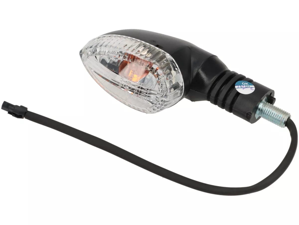Indicator -PIAGGIO- Gilera Fuoco 500, GP 800, Piaggio MP3 250-500, Aprilia SRV 850 - white - front lhs/rear rhs
