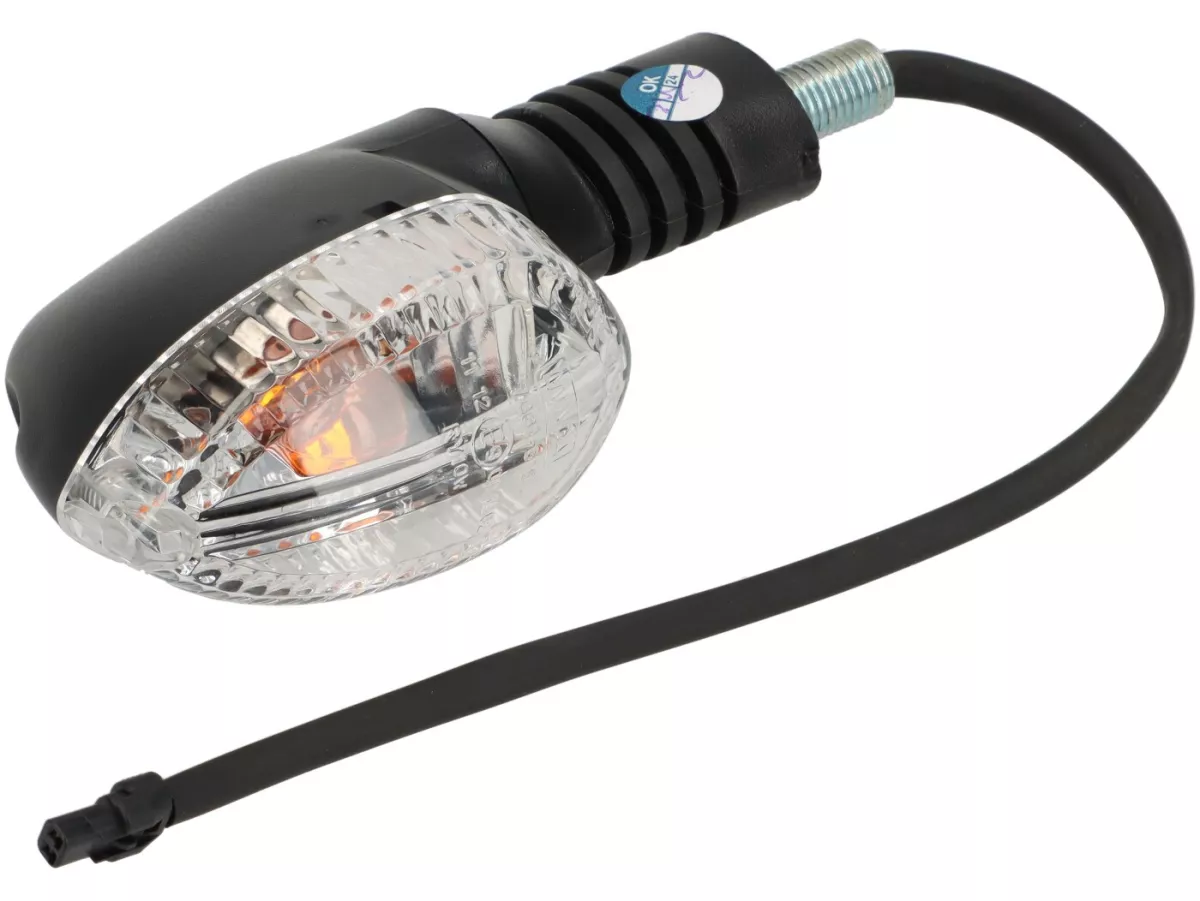 Indicator -PIAGGIO- Gilera Fuoco 500, GP 800, Piaggio MP3 250-500, Aprilia SRV 850 - white - front lhs/rear rhs
