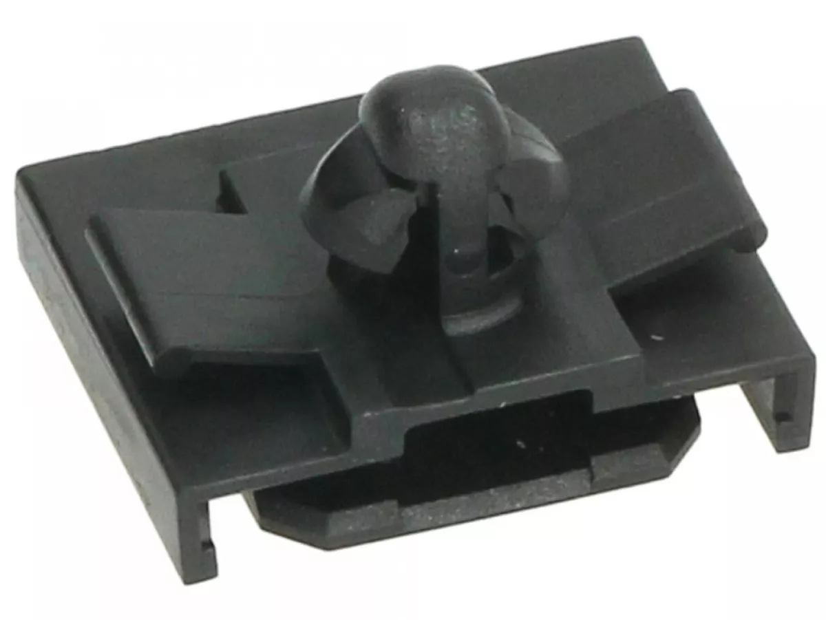 Retaining clip for wiring loom, black, flat -PIAGGIO- Vespa GTS 125 (ZAPMA3100, ZAPMA3200, ZAPMA3700), Vespa GTS 150 (ZAPMA3200, ZAPMA3100), Vespa GTS 250 (ZAPM45100), Vespa GTS 300 (ZAPM45200, ZAPM45202, ZAPMA3300), Vespa GTS HPE 300 (ZAPMA3600, ZAPMD310