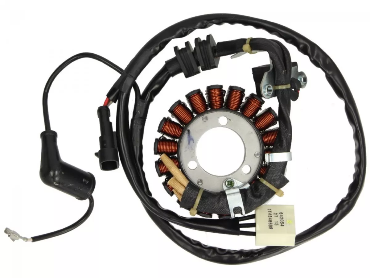Allumage, stator seulement -PIAGGIO, Kokusan- Vespa GTS 250 (ZAPM45100), Vespa GTS 300 (ZAPM45200, ZAPM45202, ZAPMA3300), Vespa GTS HPE 300 (ZAPMA3600, ZAPMD310), Vespa GTS Super 125 (ZAPM45300, ZAPM45301), Vespa GTS Super 300 (ZAPM45200, ZAPM45202, ZAPMA