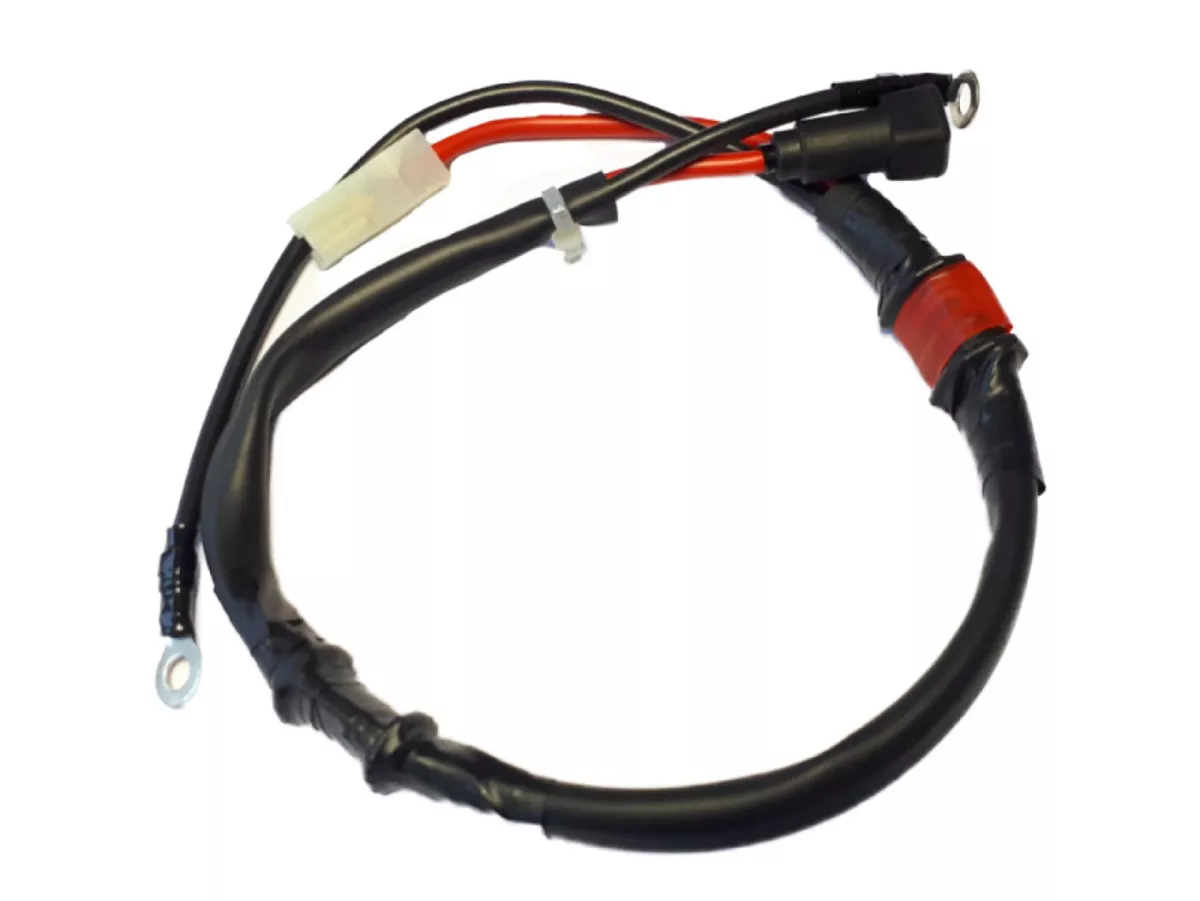 Wire group for electric starter motor -PIAGGIO- Vespa Primavera 50 (ZAPC53200), Vespa Sprint 50 (ZAPC53201), Aprilia SR Motard 50 (METCA4100, ZD4CS5), Piaggio NRG 50 (ZAPC45100, ZAPC45300, ZAPCA7100), Piaggio TPH 50 (METCA4101, METCA4102)