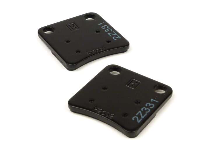 Bromsbeläggsats -PIAGGIO- 40,9x42,8mm -Gilera Fuoco 500, Piaggio MP3 125-500, Aprilia SRV 850, Honda Silverwing 400-600, BMW C600, C650 - används för parkeringsbroms