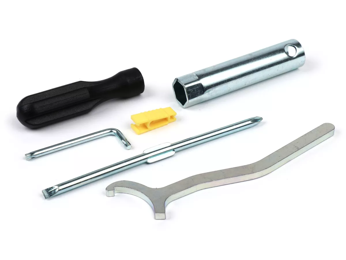Inbyggt verktyg -PIAGGIO- Vespa GTS 250 (ZAPM45100), Vespa GTS 300 (ZAPM45200, ZAPM45202), Vespa GTS Super 125 (ZAPM45300, ZAPM45301), Vespa GTS Super 300 (ZAPM45200, ZAPM45202), Vespa GTV HPE 300 (ZAPMA3602, ZAPMA362, ZAPMD3102)