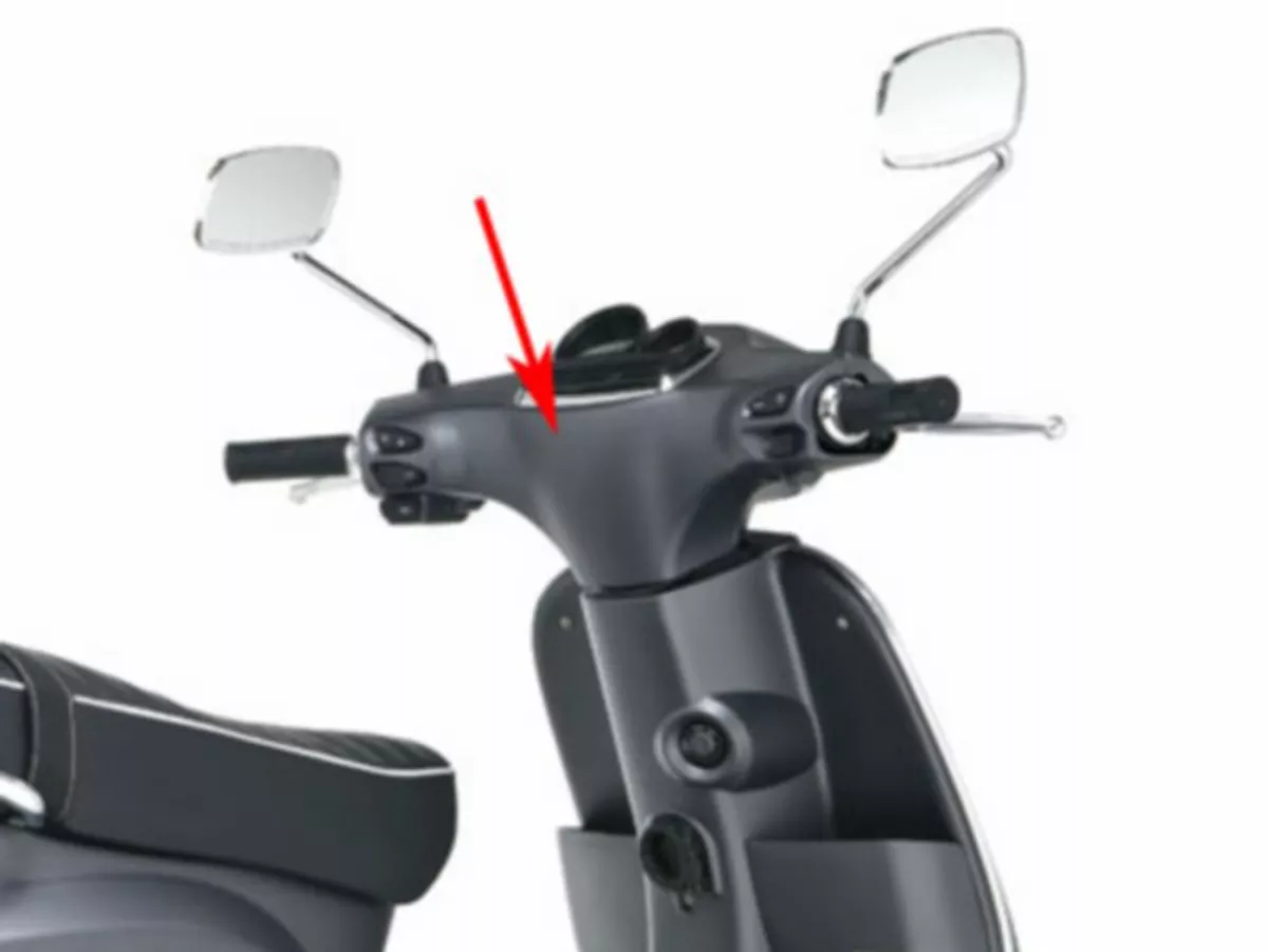 Stuurkuip achter -PIAGGIO- Vespa S 50-150 - Grigio Titanio (742/B)