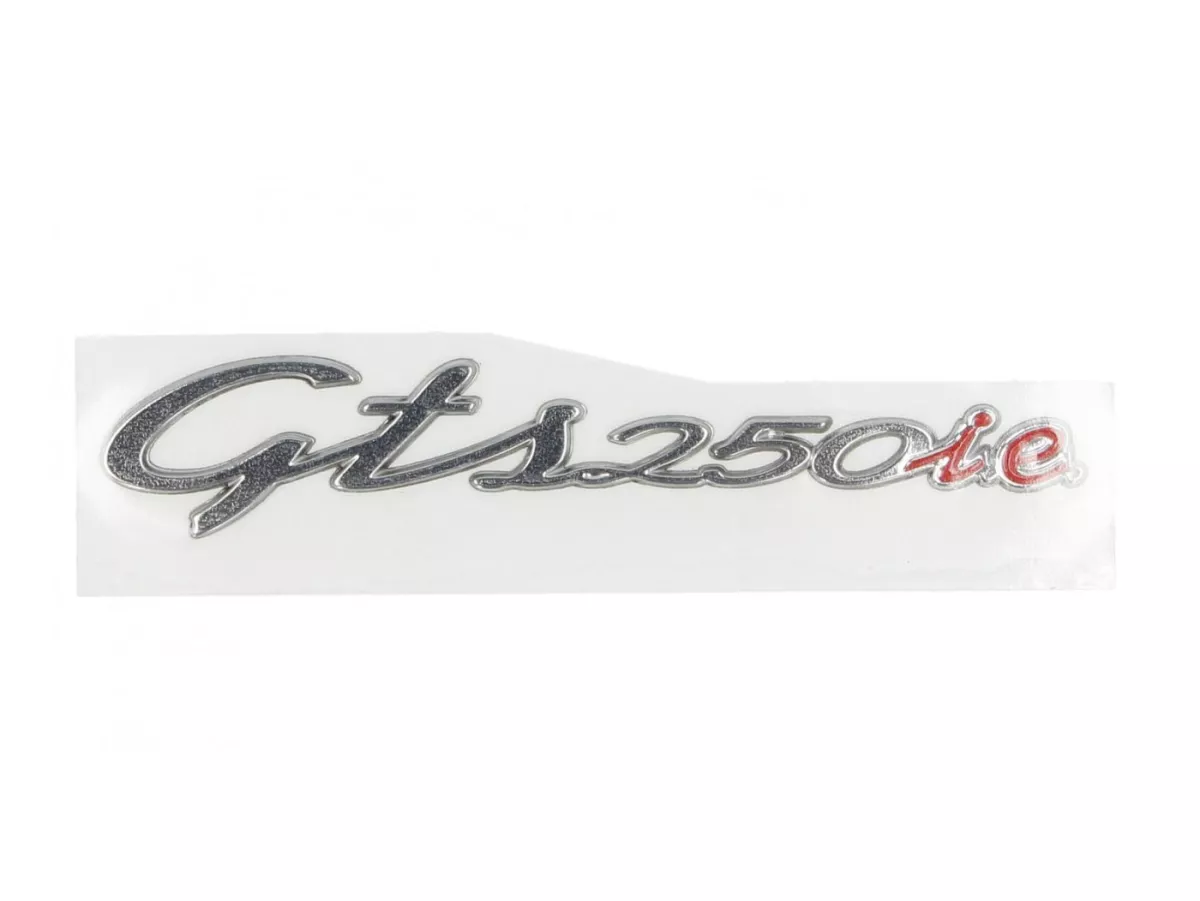 Badge side panel -PIAGGIO- GTS 250ie - Vespa GTS 250 (ZAPM45100, ZAPM45101)
