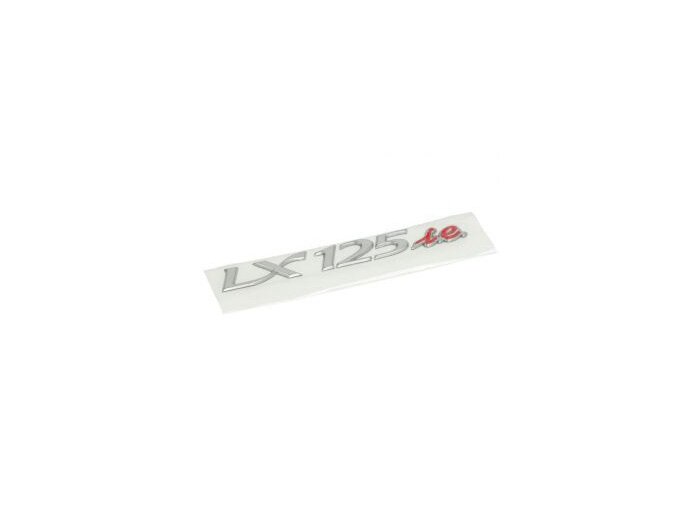 Lettering -PIAGGIO- Vespa LX 125 i.e. - silver/red