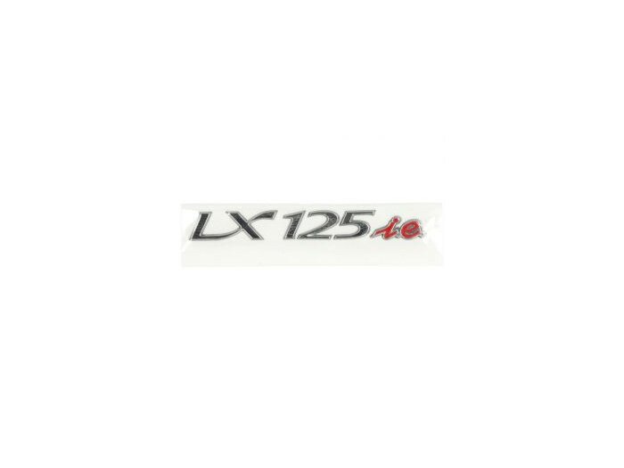 Lettering -PIAGGIO- Vespa LX 125 i.e. - silver/red