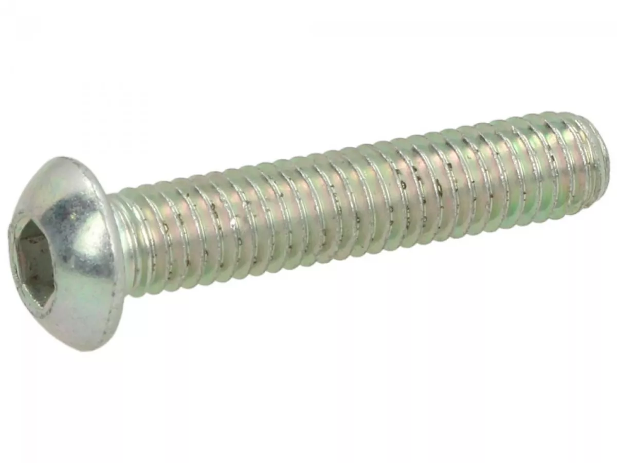 Vite a testa piatta con esagono incassato -ISO 7380- M6 x 30 mm (resistenza 8,8)
