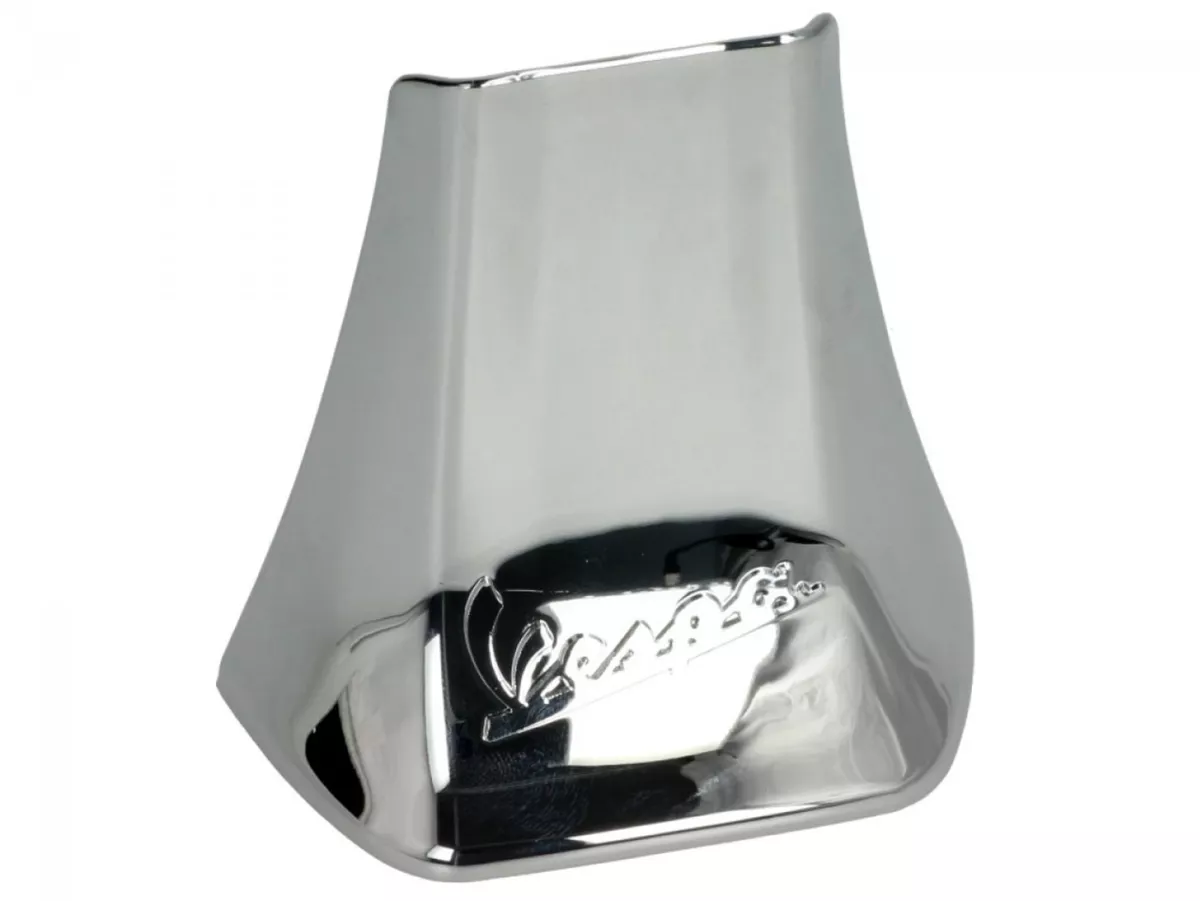 Penutup rak bagasi belakang/braket, krom -PIAGGIO- Vespa Primavera 125 (ZAPM81100, ZAPM81101, ZAPMA1100, RP8M82500, RP8M82821, RP8M82100, RP8M82310, ZAPMA1101, ZAPMD1100), Vespa Primavera 150 (ZAPM81200, ZAPMA1200, ZAPM81201, ZAPMA1201, ZAPMD120), Vespa P