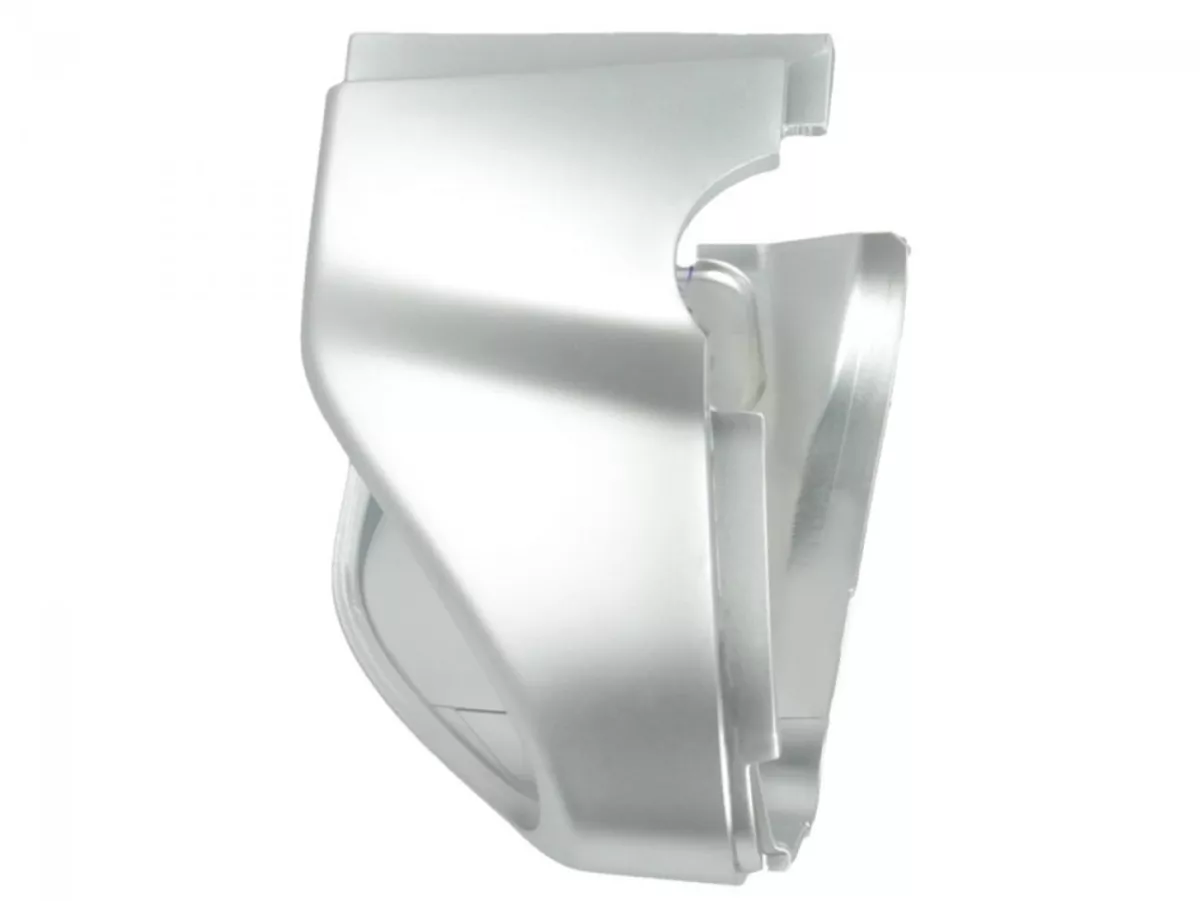 Penutup untuk unit sakelar kanan -PIAGGIO- matt chrome - Vespa Primavera 125 (ZAPM81100, ZAPM81101, ZAPMA1100), Vespa Primavera 150 (ZAPM81200, ZAPM81201, ZAPMA1200), Vespa Primavera 50 (ZAPC53100, ZAPC53200, ZAPC53300, ZAPC53302, ZAPCA0100, ZAPCA0102,