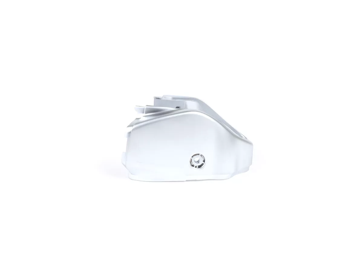 Penutup untuk unit sakelar kanan -PIAGGIO- matt chrome - Vespa Primavera 125 (ZAPM81100, ZAPM81101, ZAPMA1100), Vespa Primavera 150 (ZAPM81200, ZAPM81201, ZAPMA1200), Vespa Primavera 50 (ZAPC53100, ZAPC53200, ZAPC53300, ZAPC53302, ZAPCA0100, ZAPCA0102,