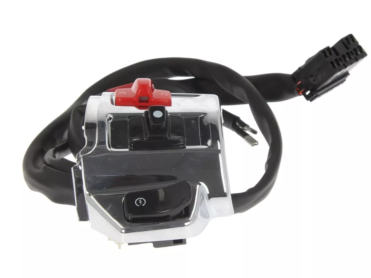 Interrupteur d'éclairage droit Piaggio, chromé, pour Vespa Primavera, Sprint 125-150 cm³ (2018-)