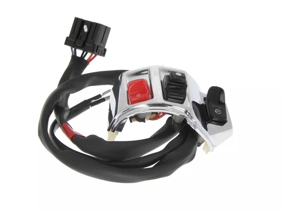 Interrupteur d'éclairage droit Piaggio, chromé, pour Vespa Primavera, Sprint 125-150 cm³ (2018-)