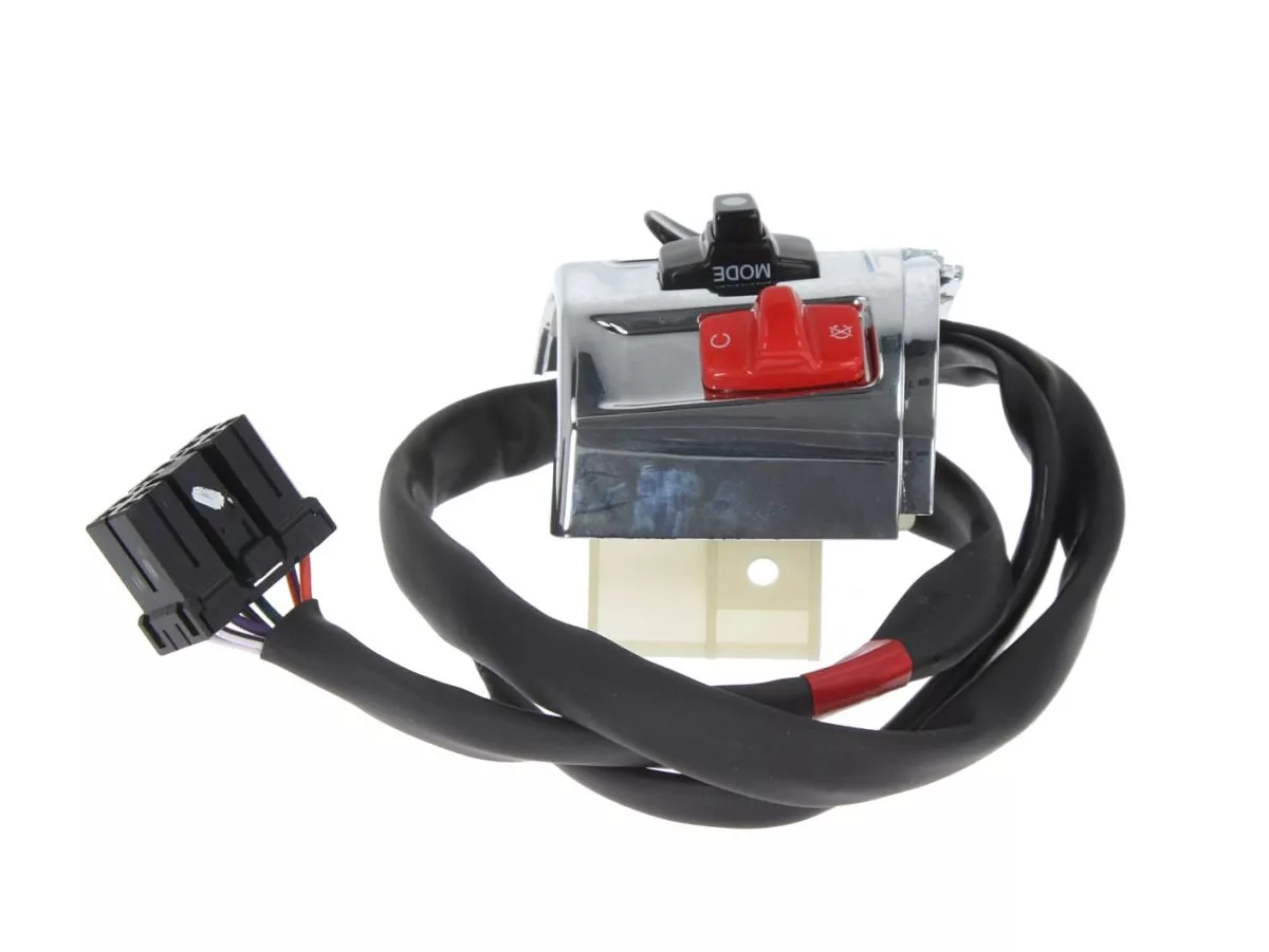 Interrupteur d'éclairage droit Piaggio, chromé, pour Vespa Primavera, Sprint 125-150 cm³ (2018-)