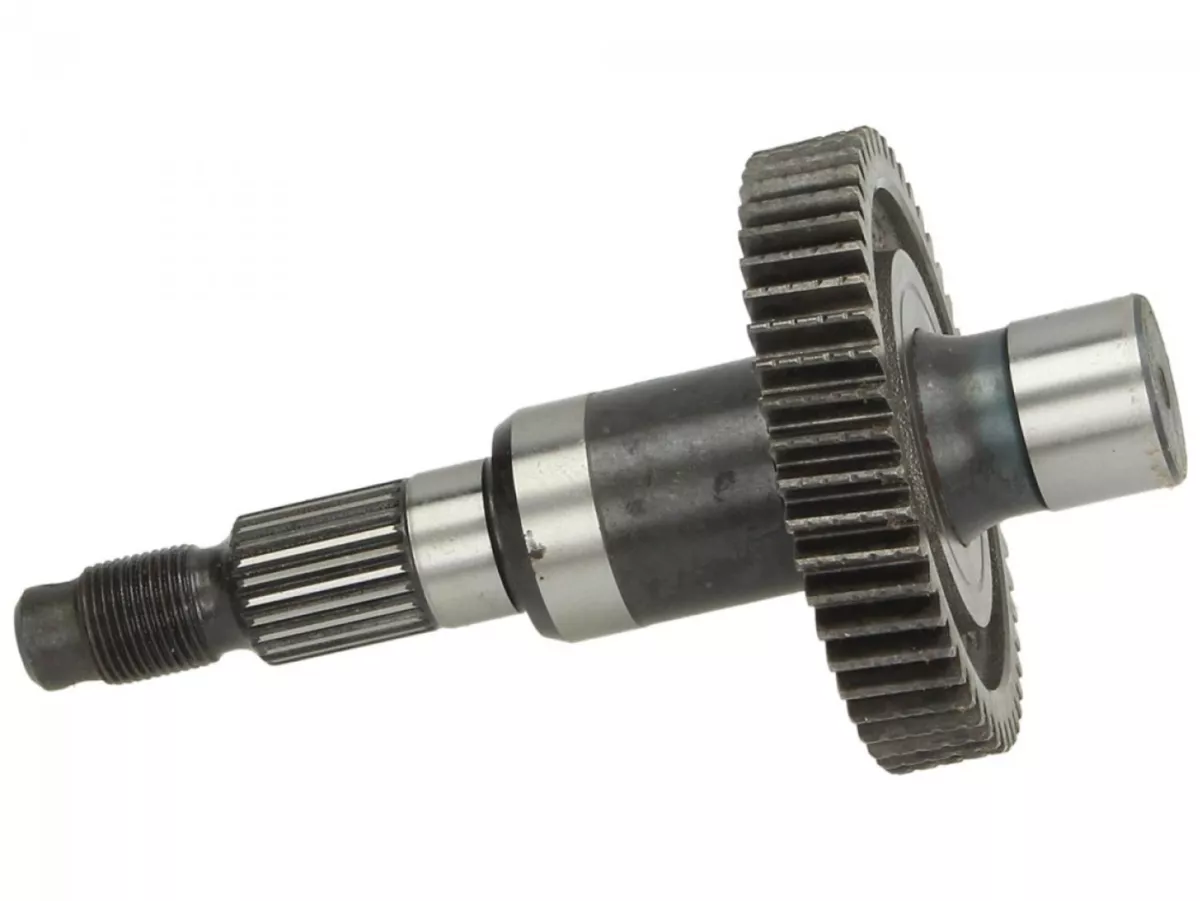 Bakhjulsaxel -PIAGGIO- Vespa LX 50 (ZAPC38700), Vespa S 50 (ZAPC38600), Vespa Sprint 50 (ZAPC53201), Piaggio Free 50 (FCS2T) - Z=50, Ø=24mm