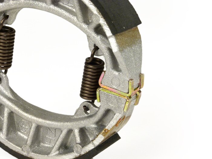 Zapatas de freno -PIAGGIO Ø=110x25mm- Piaggio 50-150cc, SKR 125 ccm (h), SKR 150 (h), Vespa ET2 50 ccm 2000 (h), Runner 50 ccm 1997-1997 (h), PIAGGIO Hexagon 125 ccm 1994-1997 (h), Hexagon 150 ccm 1994-1999 (h), Hexagon GT 250 ccm 4 tiempos (G/H) 250 ccm 
