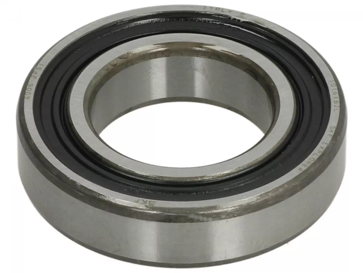 Kogellager 30x55x13mm -PIAGGIO 6006-2RS1- gebruikt voor versnellingsbakdeksel/achterwielas - Vespa GT L 200 (ZAPM31200), Vespa GTS 125 (ZAPMA3100, ZAPMA3200, ZAPMA3700), Vespa GTS 150 (ZAPMA3200, ZAPMA3100), Vespa GTS 250 (ZAPM45100), Vespa GTS HPE 300 (Z