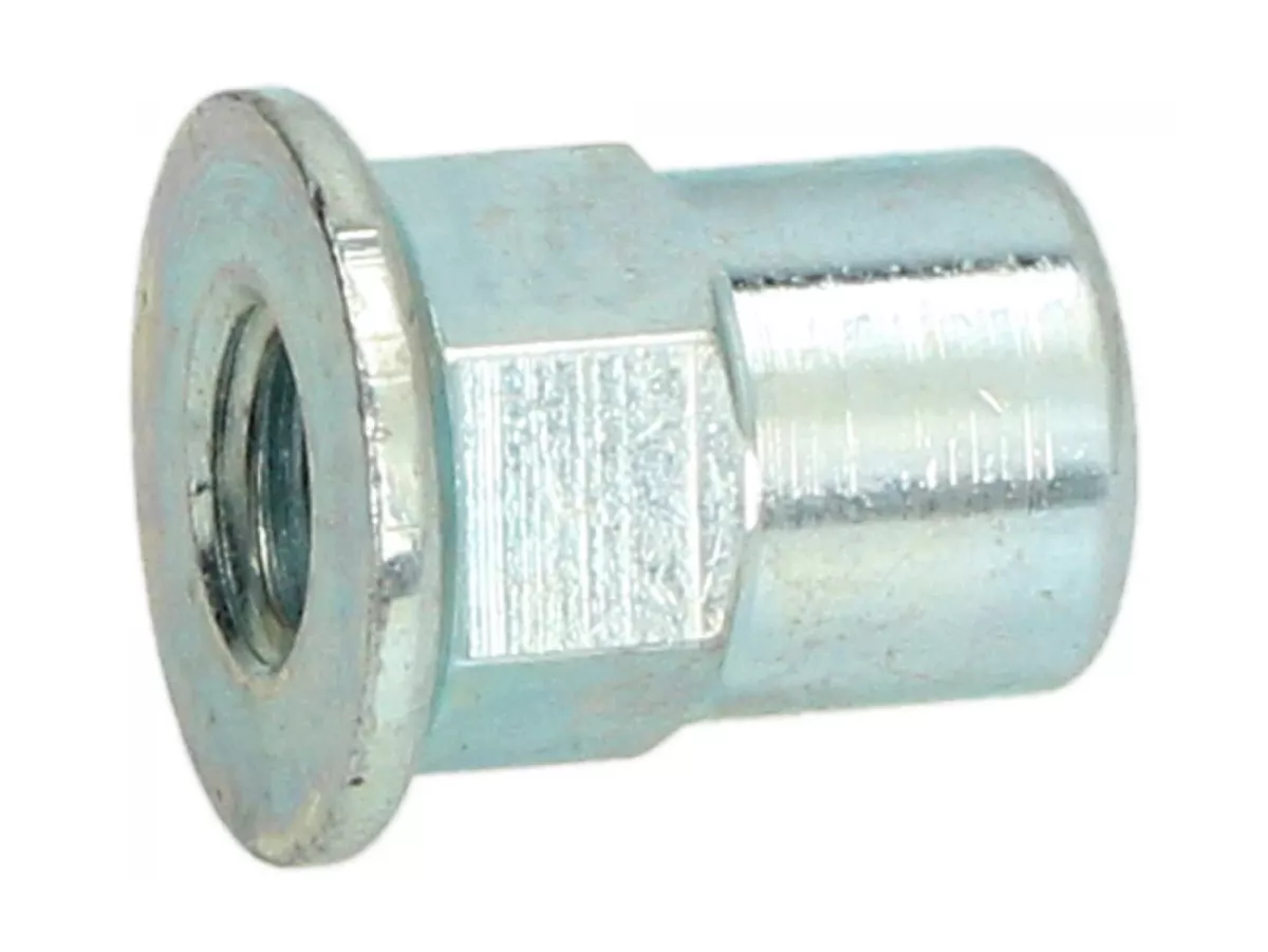 Tuerca de sombrerete -PIAGGIO- M8 con collar 17mm - Vespa ET4 125-150, GTS 125, LX 125, LXV 125, Piaggio Beverly 125-250, Fly 125, Liberty 125-200, TPH 125, Gilera Runner VX ST 125