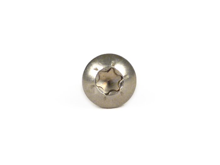 Torx M5 x 10 panheadschroef -ISO7380-1 TX- 10,9