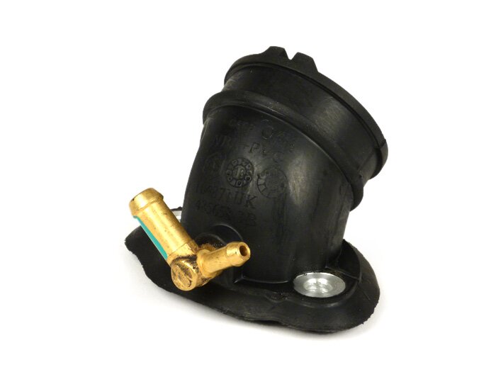 Intake manifold -PIAGGIO- 50cc 4T 2V- Vespa ET4 50 4T (ZAPC26), Piaggio Liberty 50 4T (ZAPC282, ZAPC422), ZIP II 50 4T (ZAPC250), Aprilia Scarabeo 50 4T (ZD4TG), Derbi Atlantis 50 4T (VTHAT1B1A) - 2 vacuum connections