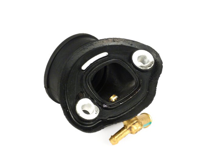Intake manifold -PIAGGIO- 50cc 4T 2V- Vespa ET4 50 4T (ZAPC26), Piaggio Liberty 50 4T (ZAPC282, ZAPC422), ZIP II 50 4T (ZAPC250), Aprilia Scarabeo 50 4T (ZD4TG), Derbi Atlantis 50 4T (VTHAT1B1A) - 2 vacuum connections