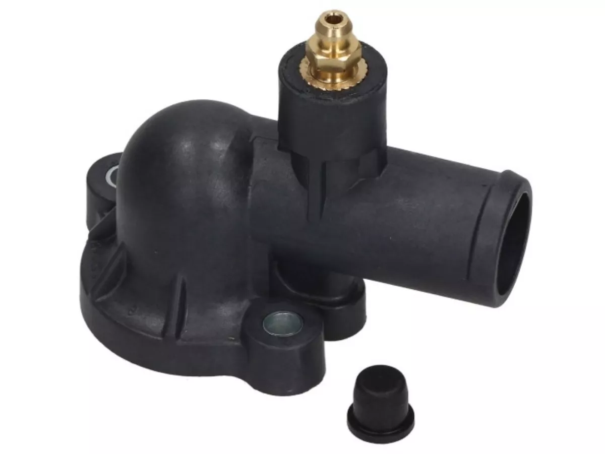 Radiator hose coupling at cylinderhead -PIAGGIO- Vespa GT 250 (ZAPM45102), Vespa GTS 250 (ZAPM45100, ZAPM45101), Vespa GTS 300 (ZAPM45200, ZAPM45202, ZAPMA3300), Vespa GTS Super 125 (ZAPM45300, ZAPM45301), Vespa GTS Super 300 (ZAPM45200, ZAPM45202, ZAPMA3