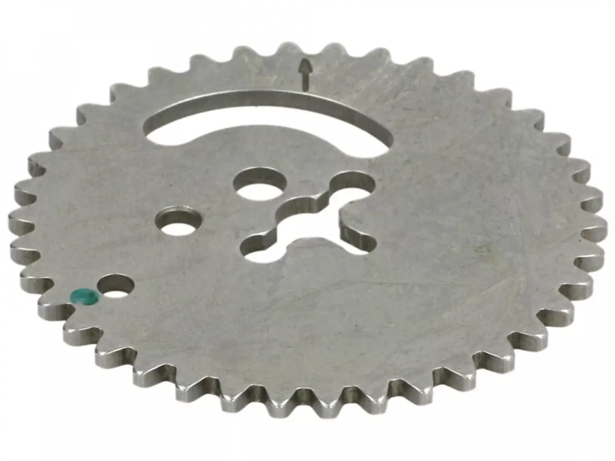 Pignon d'arbre à came pour chaine de distribution -PIAGGIO- Vespa Primavera 125 (ZAPM81100, ZAPM81101, ZAPMA1100, RP8M82500, RP8M82821, RP8M82100, RP8M82310, ZAPMA1101, ZAPMD1100), Vespa Primavera 150 (ZAPM81200, ZAPMA1200, ZAPM81201, ZAPMA1201, ZAPMD120)