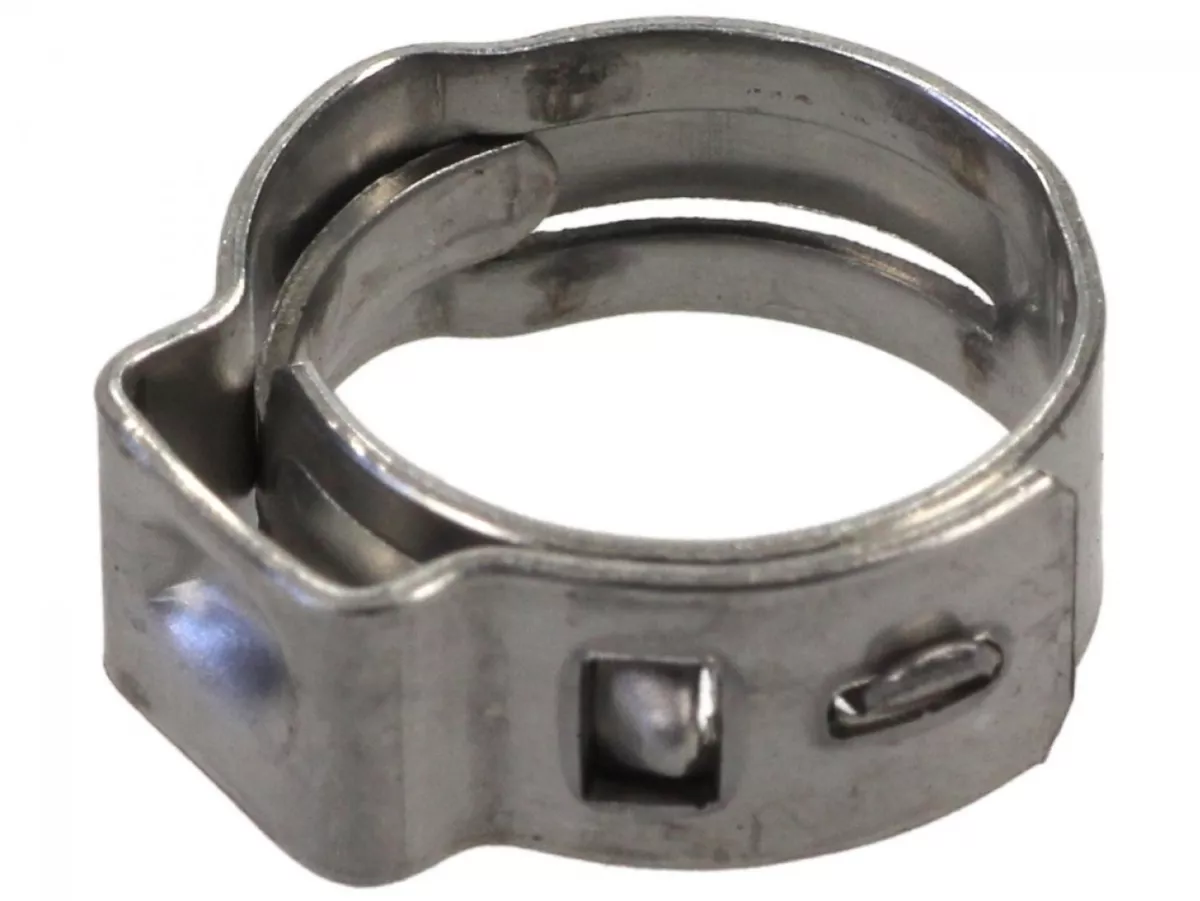 Abrazadera de manguera Ø=10,5mm (abrazadera de oreja simple) -PIAGGIO-