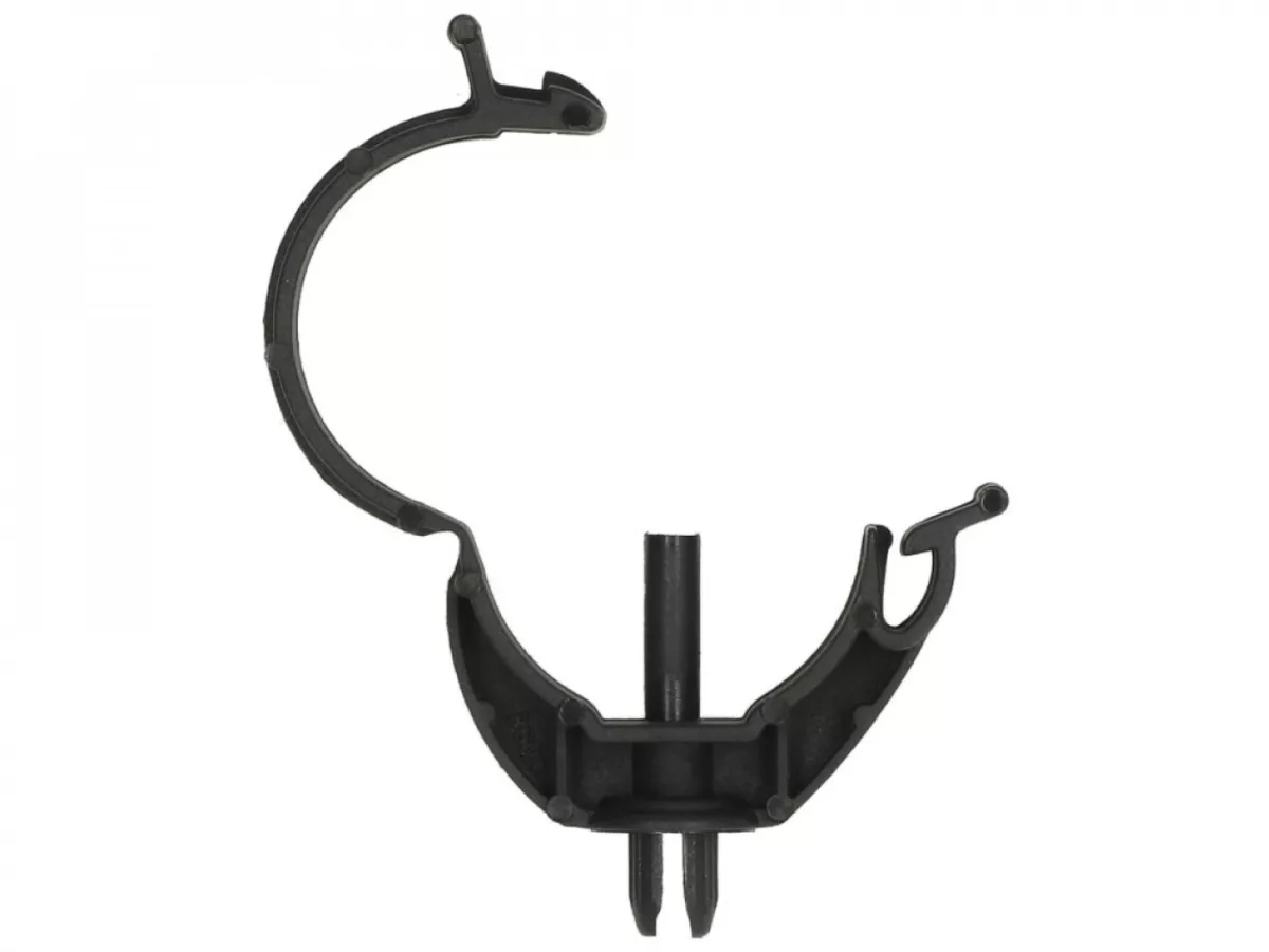 Brake line retaining clip, black -PIAGGIO- Vespa GT L 125 (ZAPM31101), Vespa GTS 125 (ZAPM31300, ZAPMA3100, ZAPMA3200, ZAPMA3700), Vespa GTS 150 (ZAPMA3200, ZAPMA3100), Vespa GTS 250 (ZAPM45100), Vespa GTS 300 (ZAPM45200, ZAPM45202, ZAPMA3300), Vespa GTS