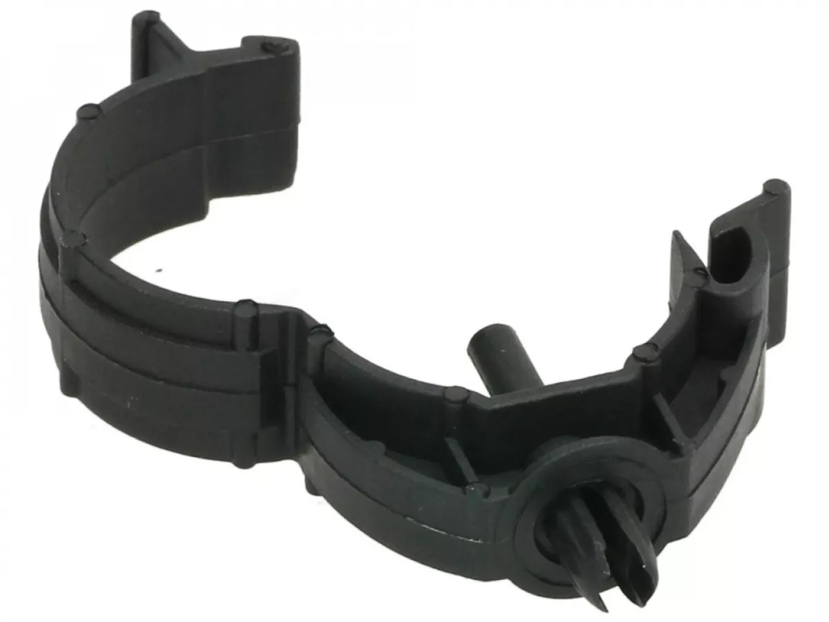 Brake line retaining clip, black -PIAGGIO- Vespa GT L 125 (ZAPM31101), Vespa GTS 125 (ZAPM31300, ZAPMA3100, ZAPMA3200, ZAPMA3700), Vespa GTS 150 (ZAPMA3200, ZAPMA3100), Vespa GTS 250 (ZAPM45100), Vespa GTS 300 (ZAPM45200, ZAPM45202, ZAPMA3300), Vespa GTS