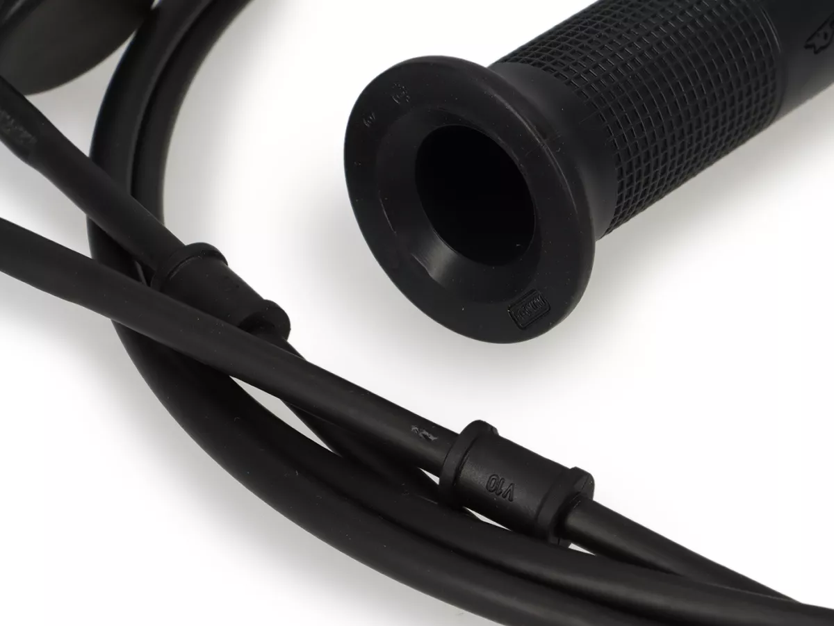 Pegangan throttle dan kabel throttle -PIAGGIO- Vespa Primavera 125 (ZAPMD1100), Vespa Primavera 150 (ZAPMD120), Vespa Sprint 125 (ZAPMD1101), Vespa Sprint 150 (ZAPMD1201)