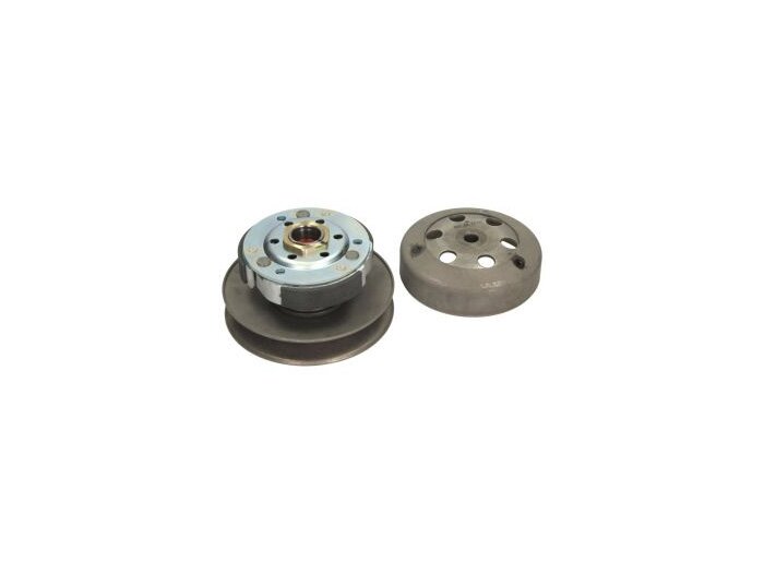 Pulley unit with clutch -PIAGGIO- Vespa ET2 50, ET2 inietione 50, LX 50, LXV 50, S 50, Piaggio Liberty 50, Zip II 50, Fly 100, Free 50, Free 100, TPH 50, NRG MC3 50, Gilera Stalker, Aprilia Scarabeo 100, Derbi Atlantis 100