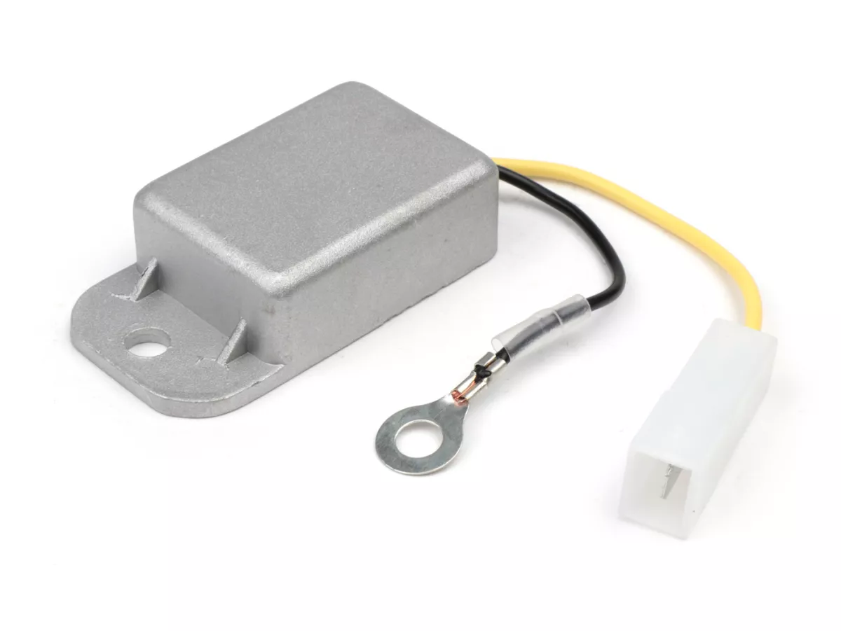 Voltage regulator -OEM- Piaggio, Ciao, Bravo, Boxer, Si 6V-70W Hercules, Zuendapp, Puch