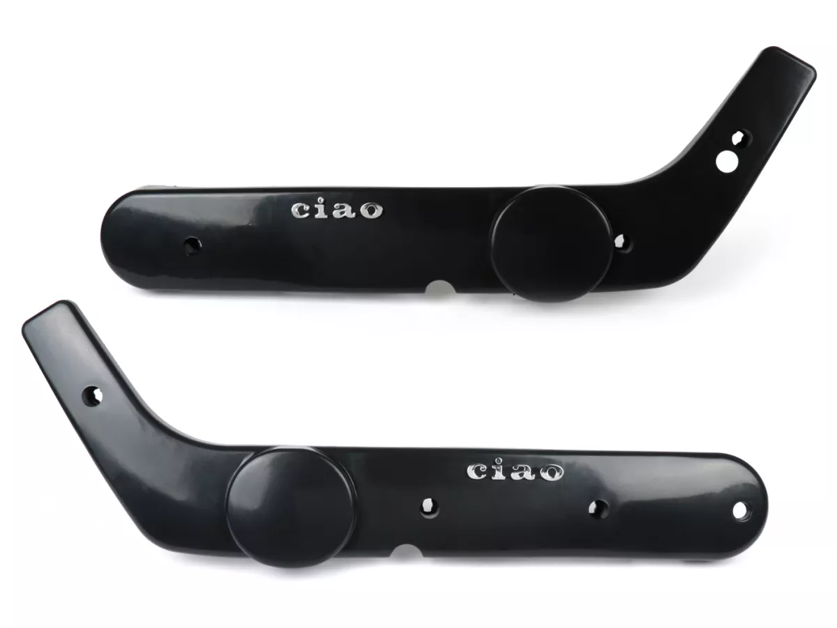 Side panel -DMP- Piaggio Ciao Black Vehicles without variator