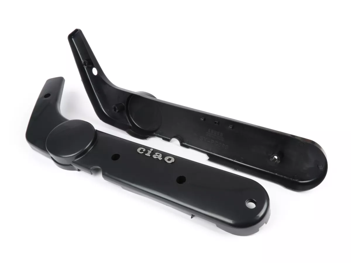 Side panel -DMP- Piaggio Ciao Black Vehicles without variator