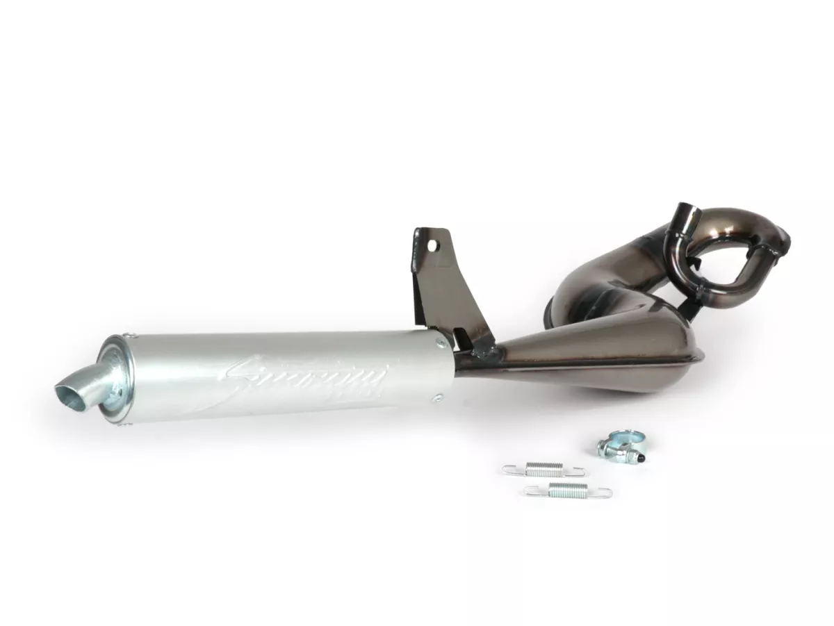 Uitlaat -SIMONINI- ProLine- 22mm spruitstuk- Piaggio Ciao, Bravo, Boxer, Si